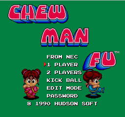 Chew Man Fu screenshot 3 for TurboGrafx-16